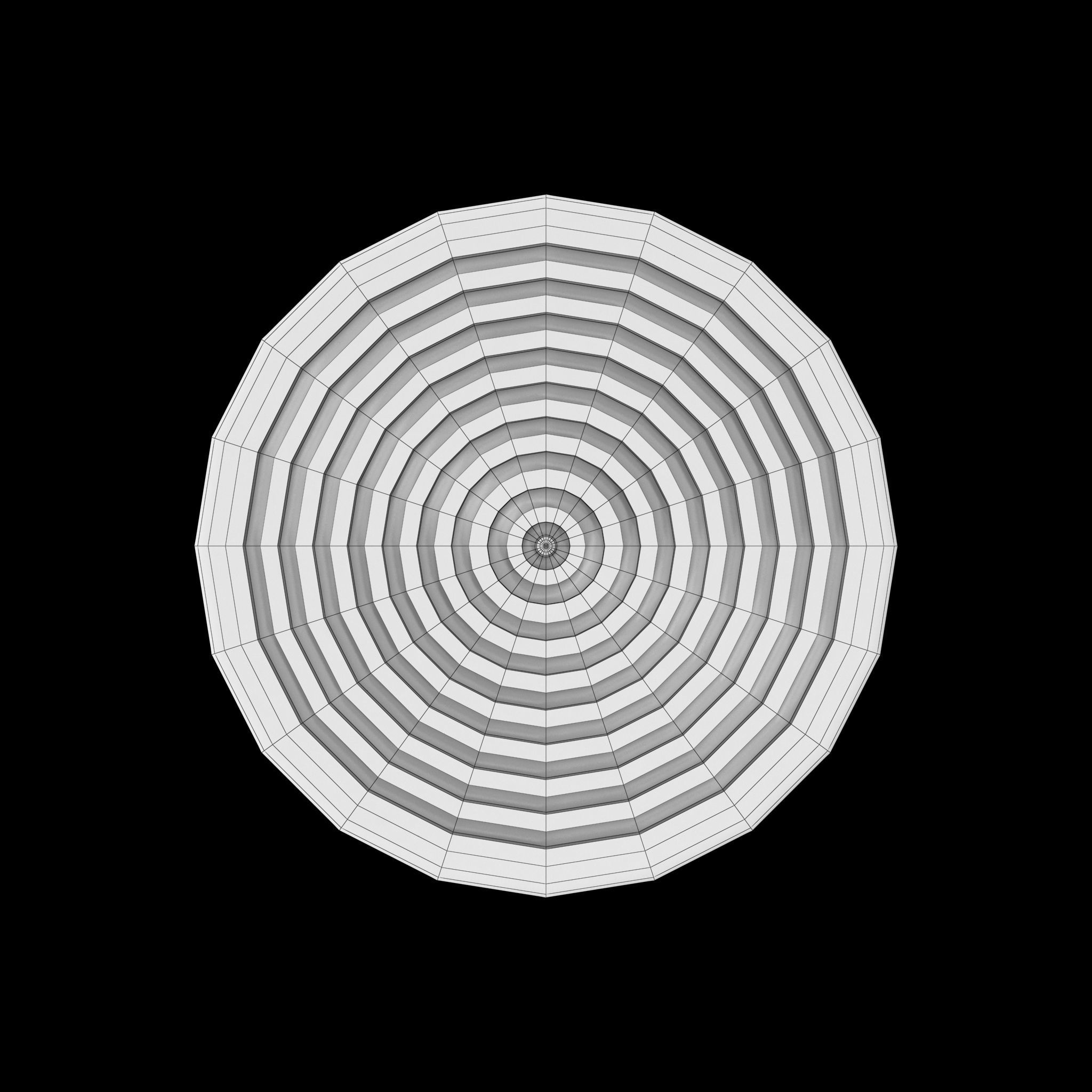 Coffee Table Kraplyna Low-poly 3D model_8