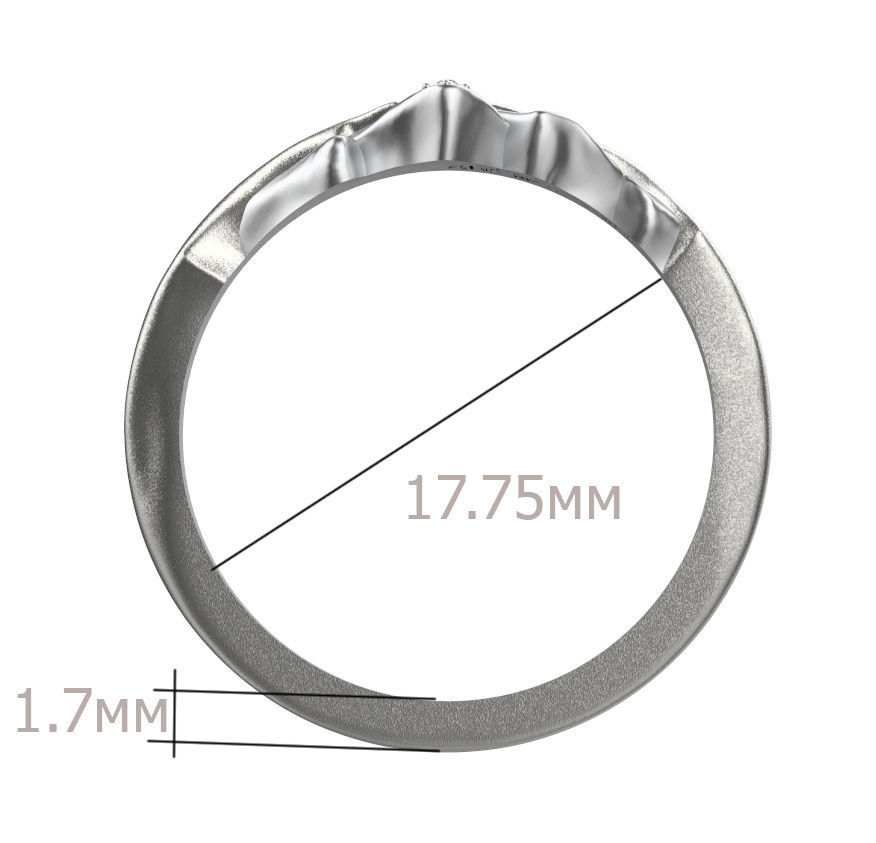 ring gold  3D print model_4