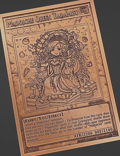 MADOLCHE QUEEN TIARAMISU - YU-GI-OH Free 3D print model
