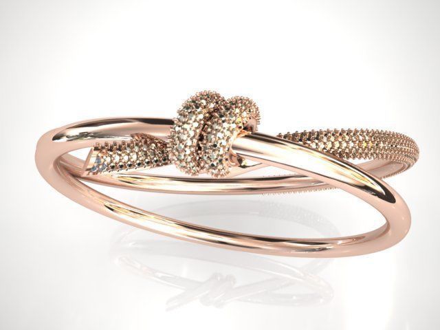 TIFFENY BANGLE 3D print model_3