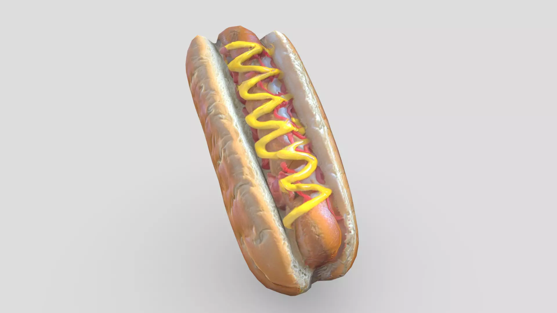 CC0 - Hot Dog Free low-poly 3D model