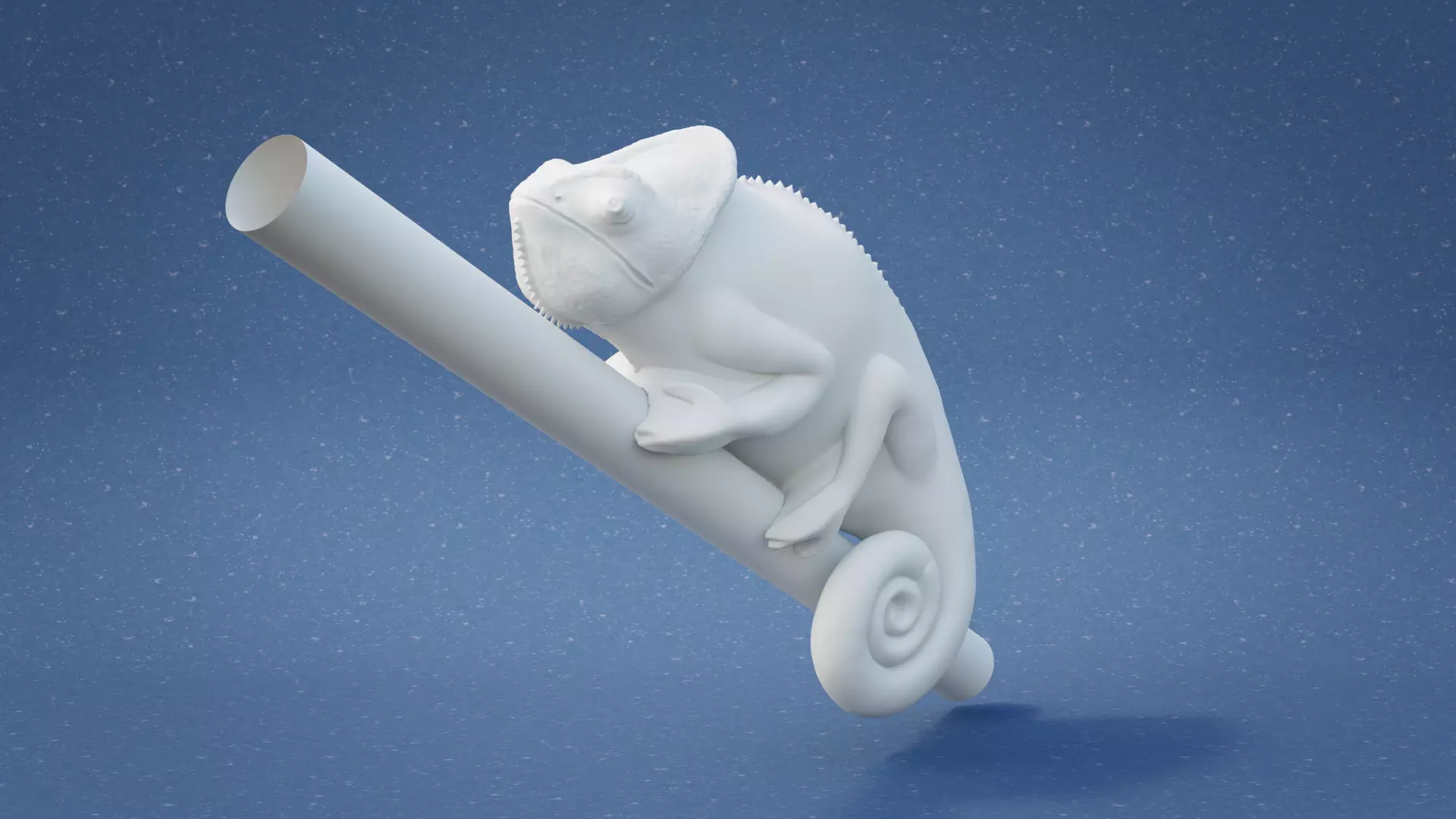 Chameleon Climbing 3D print model_0