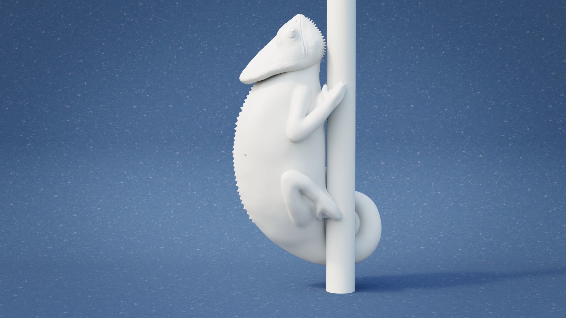 Chameleon Climbing 3D print model_1