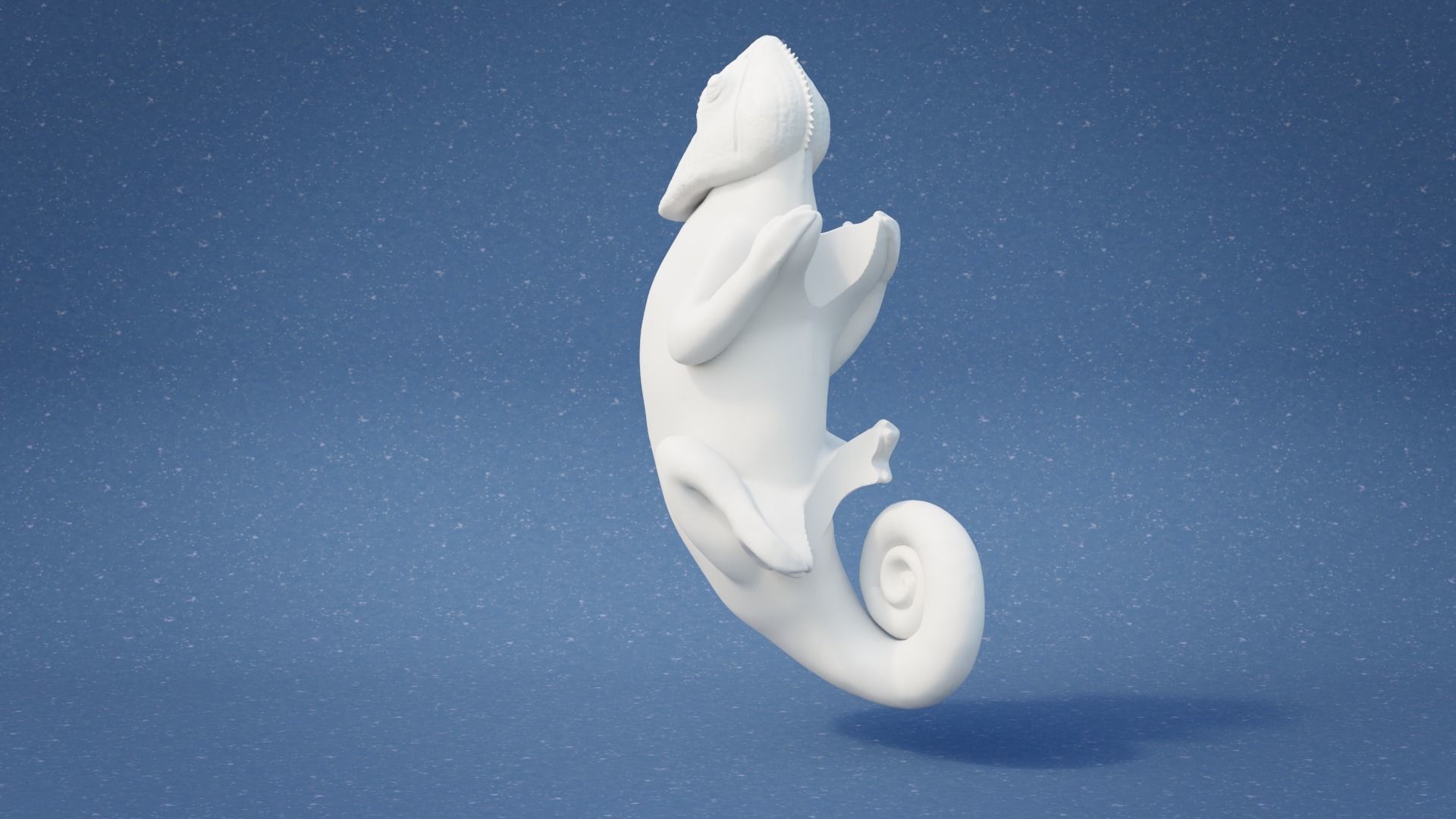 Chameleon Climbing 3D print model_4