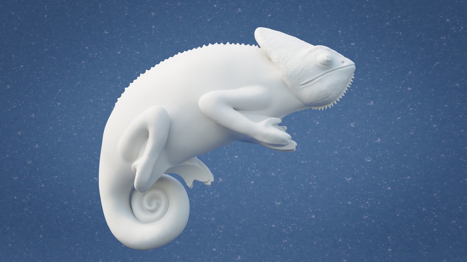Chameleon Climbing 3D print model_5