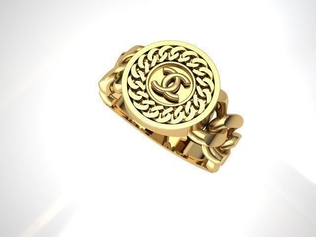 ring gold 3D print model
