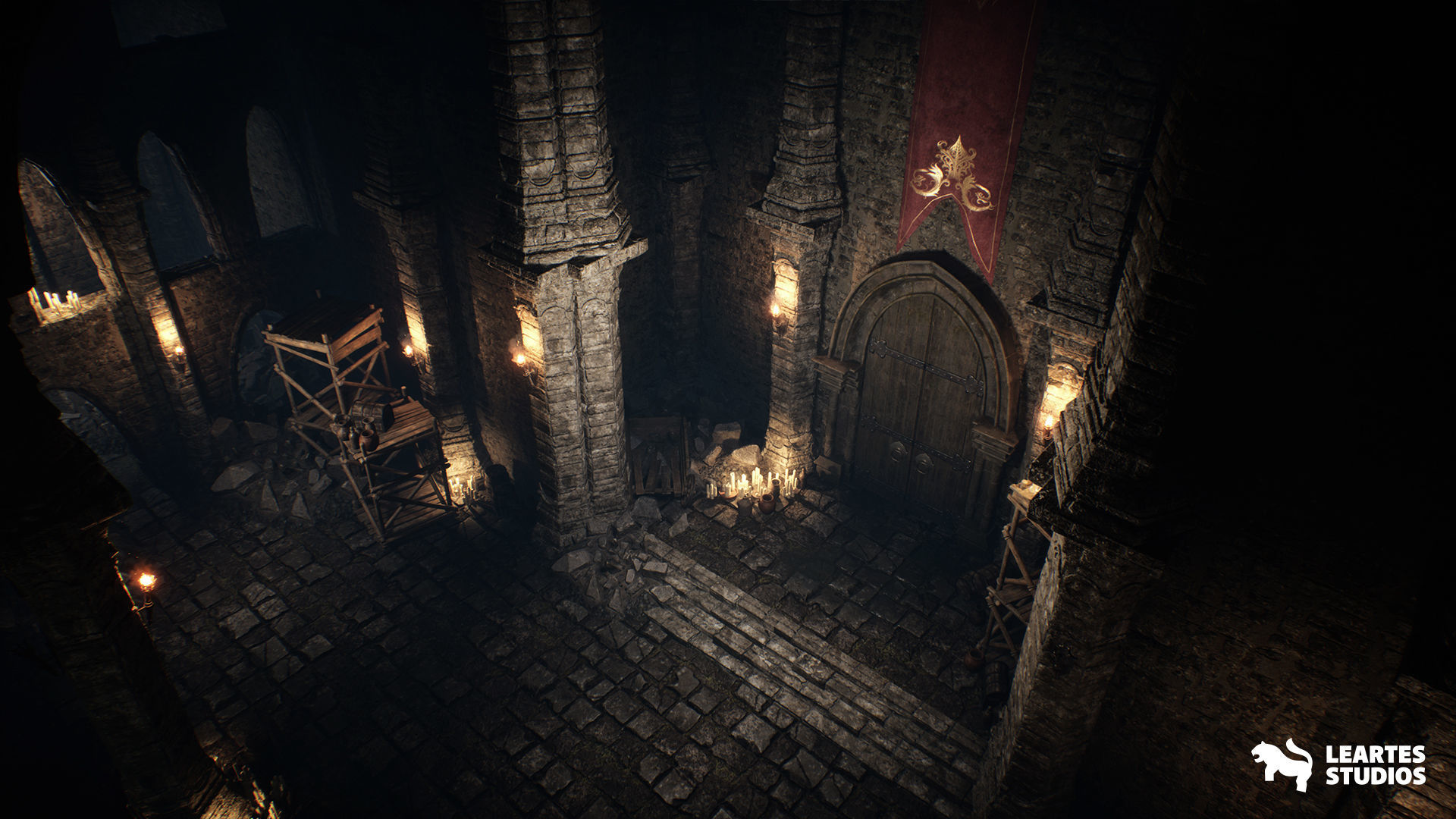 Mystic Dungeon Environment Low-poly 3D model_5