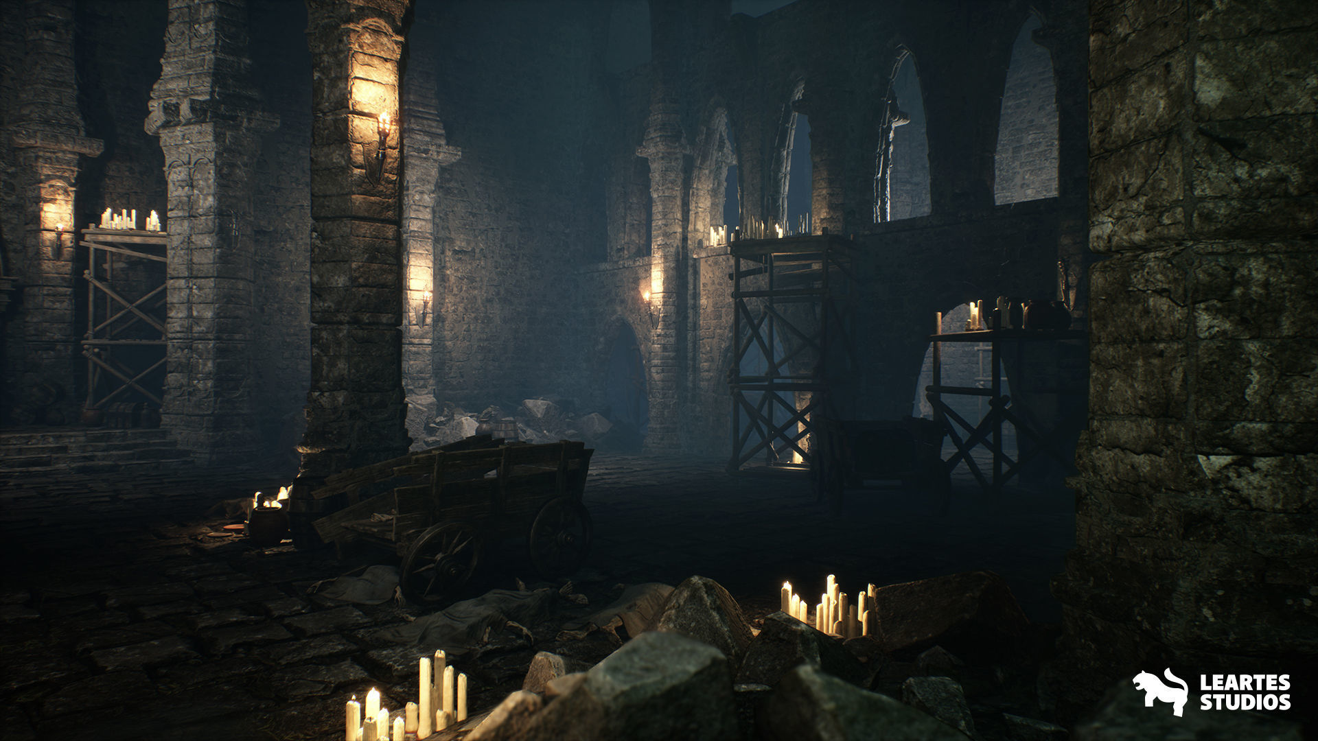 Mystic Dungeon Environment Low-poly 3D model_13