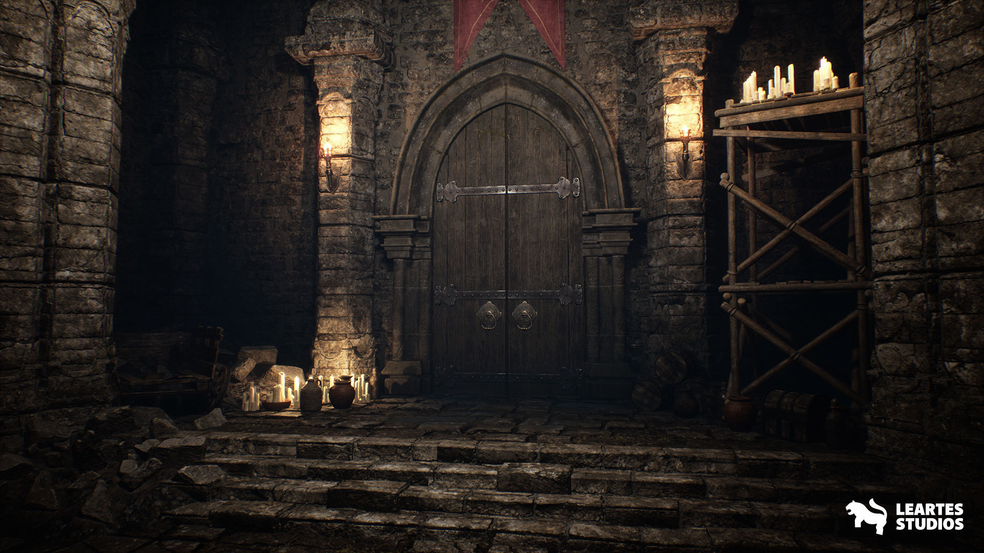 Mystic Dungeon Environment Low-poly 3D model_7