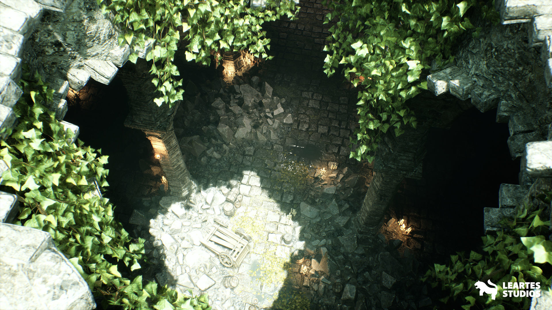 Mystic Dungeon Environment Low-poly 3D model_9