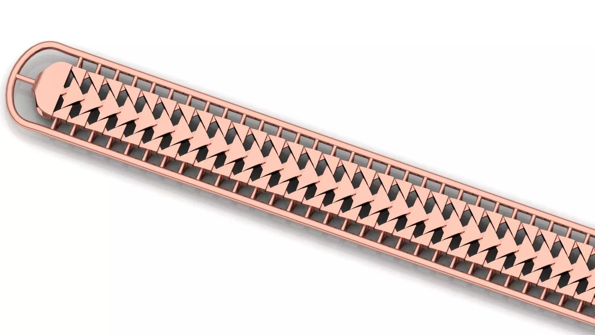 14MM NEW CUBAN LINK CHAIN FOR BRACELETS OR NECKLACE 3D print model_0