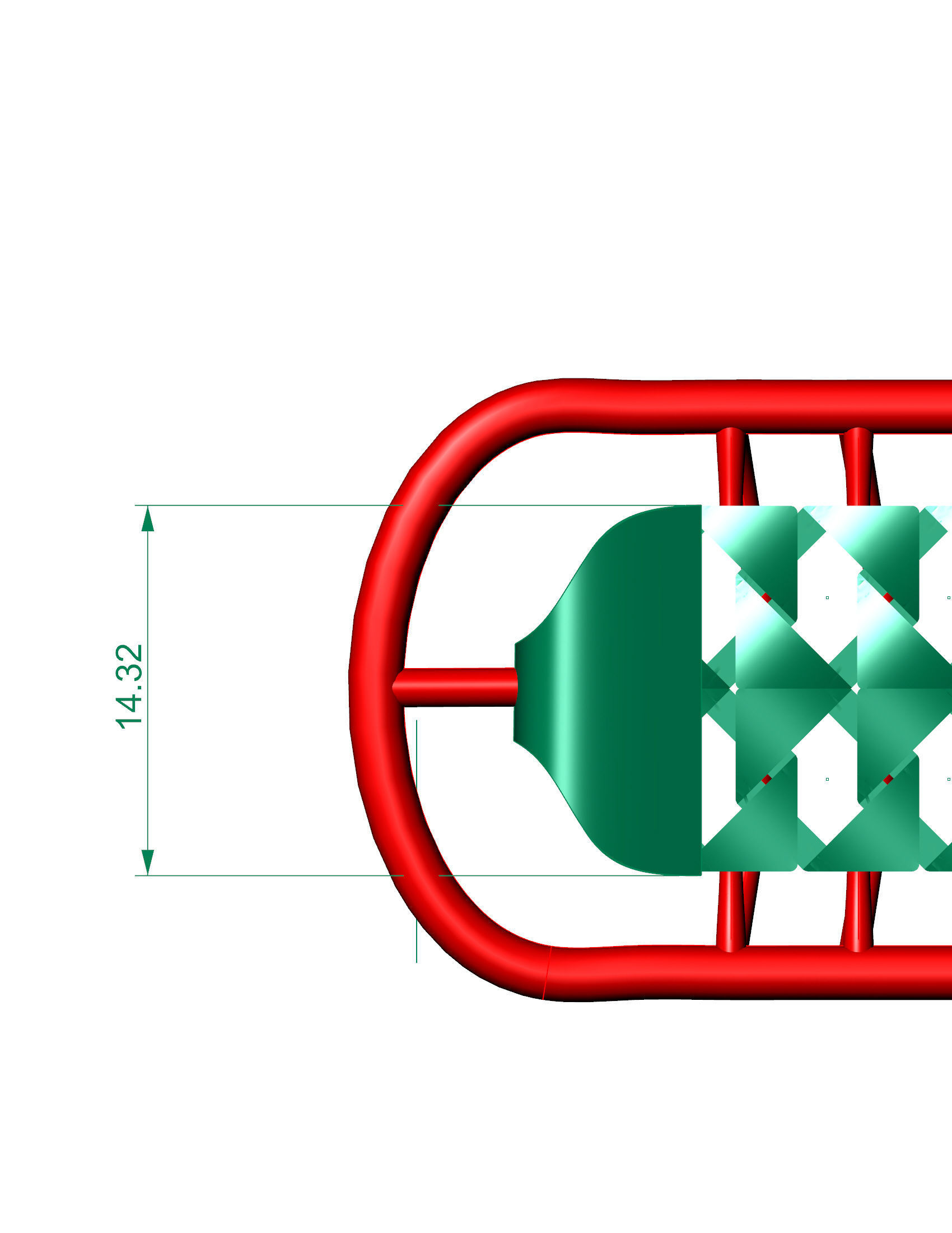 14MM NEW CUBAN LINK CHAIN FOR BRACELETS OR NECKLACE 3D print model_5