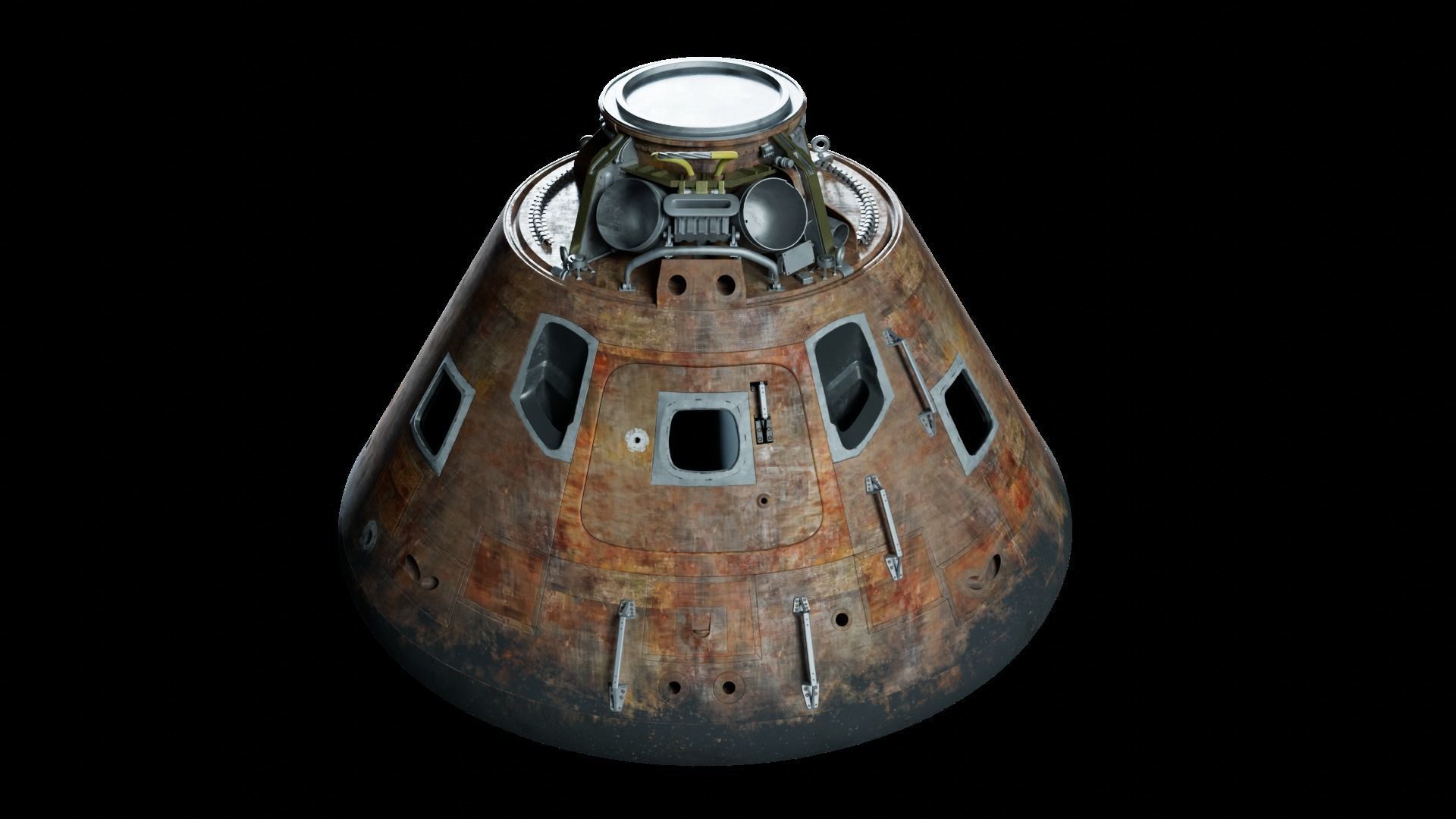 Apollo 10 Command Module 3D model_1