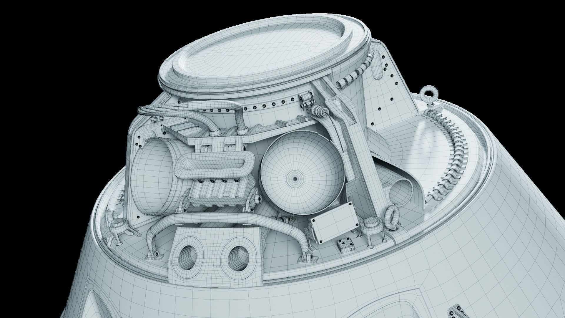 Apollo 10 Command Module 3D model_6