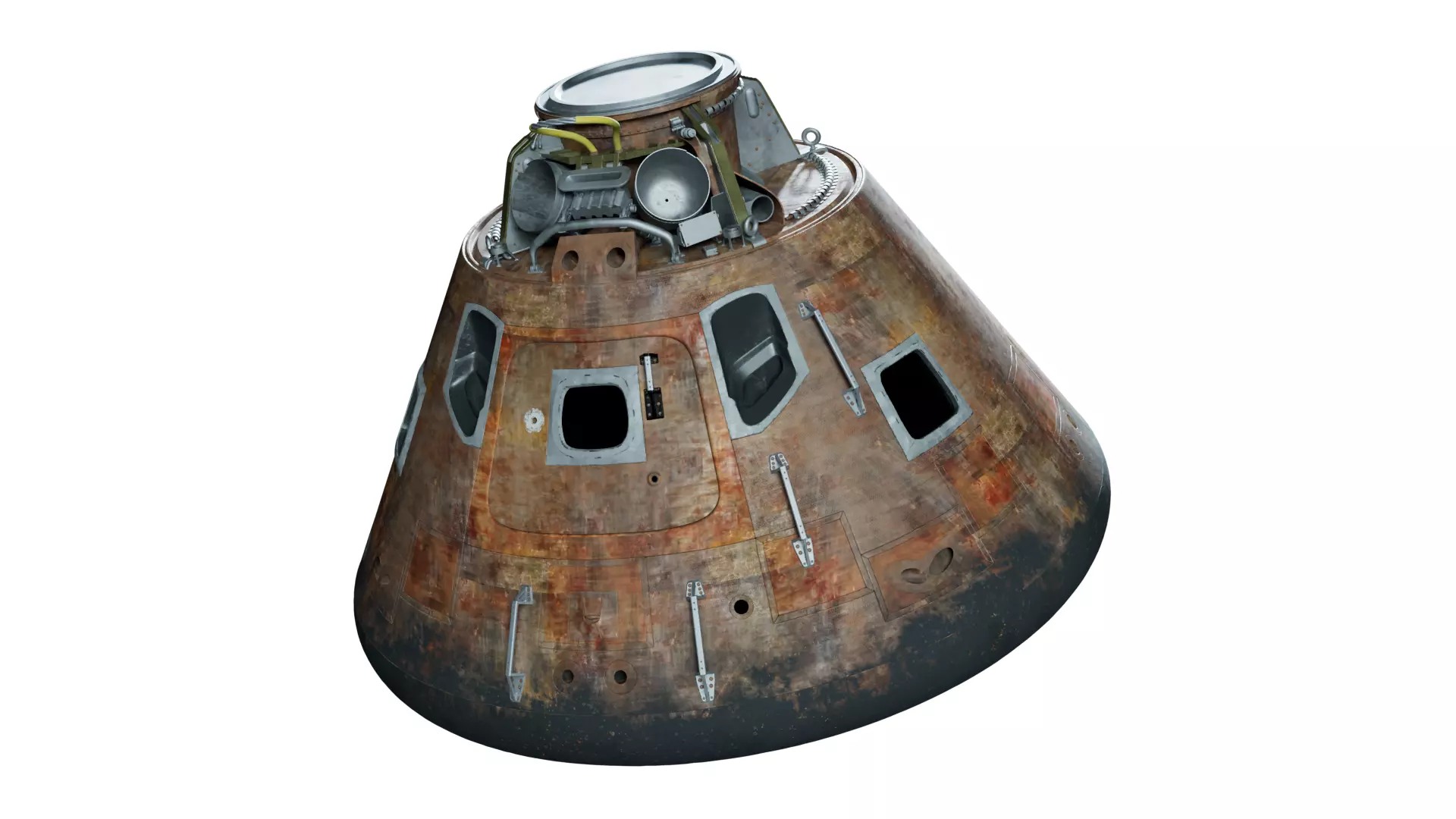 Apollo 10 Command Module 3D model_0