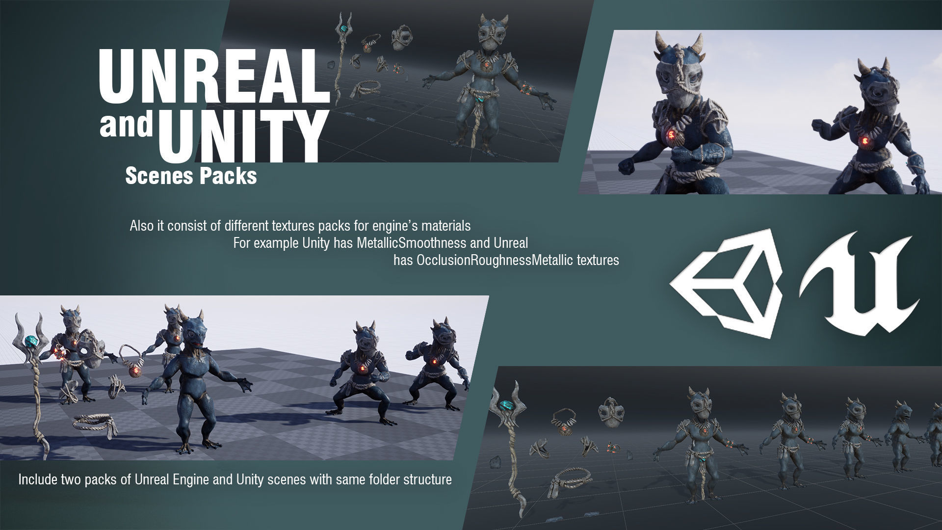 Alien Toad Navigator - Game Ready Low-poly 3D model_9