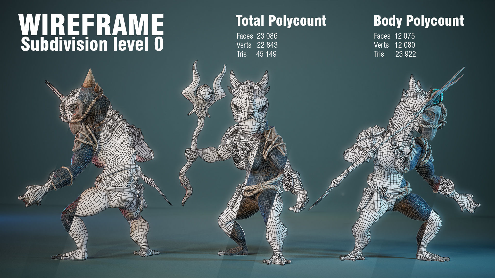 Alien Toad Navigator - Game Ready Low-poly 3D model_7