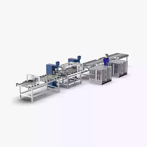 Automatic Elevator Door Panel Head Plate Welding Workstation