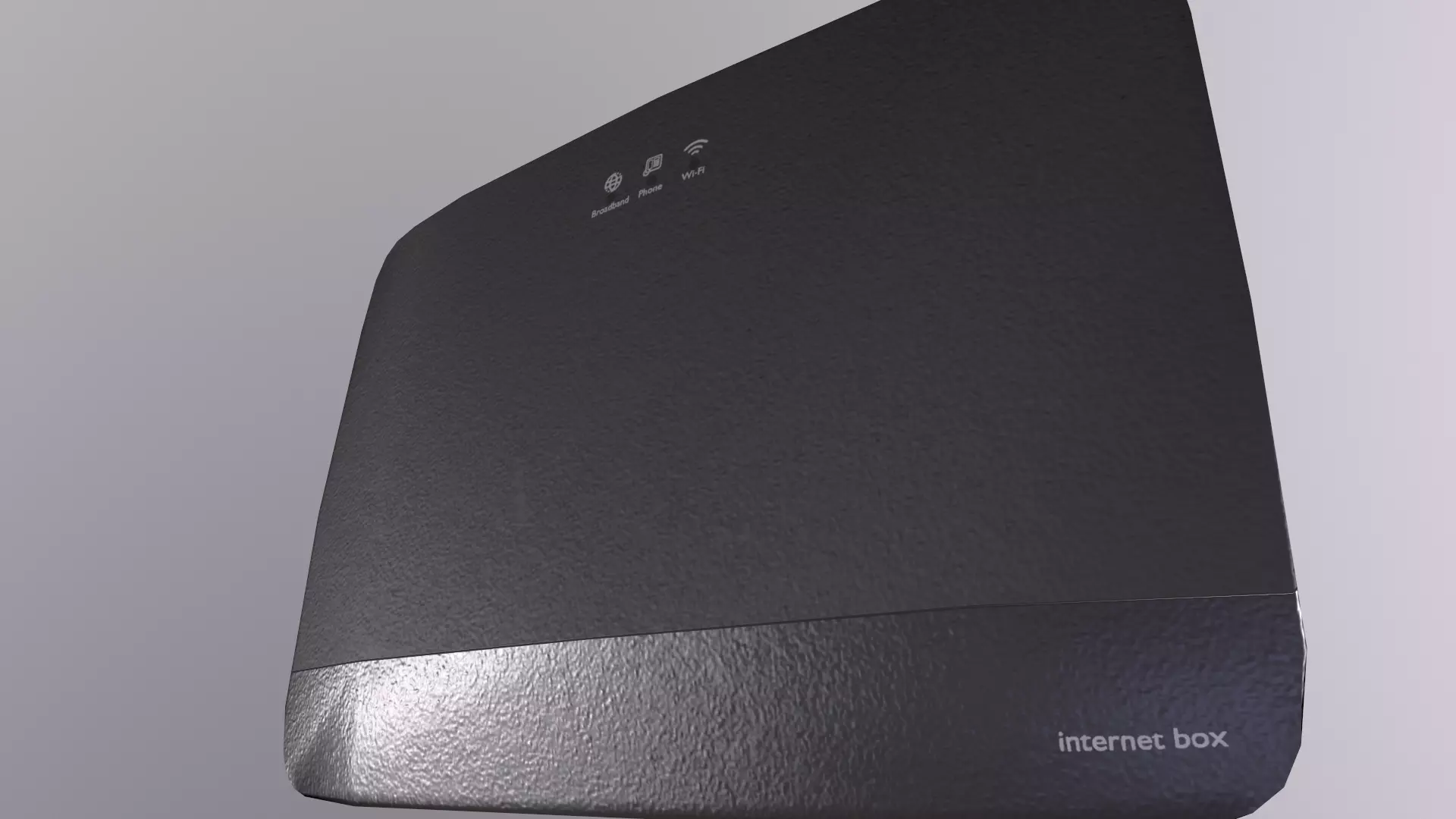 Internet Modem Low-poly 3D model