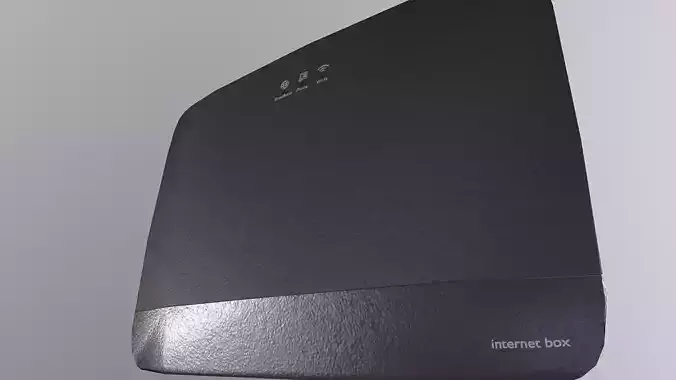 Internet Modem Low-poly 3D model