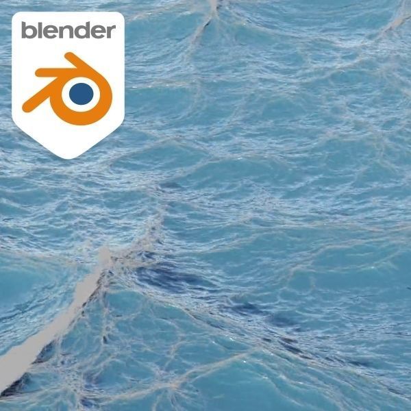Create an Ocean Realistic in Blender 3D model_5