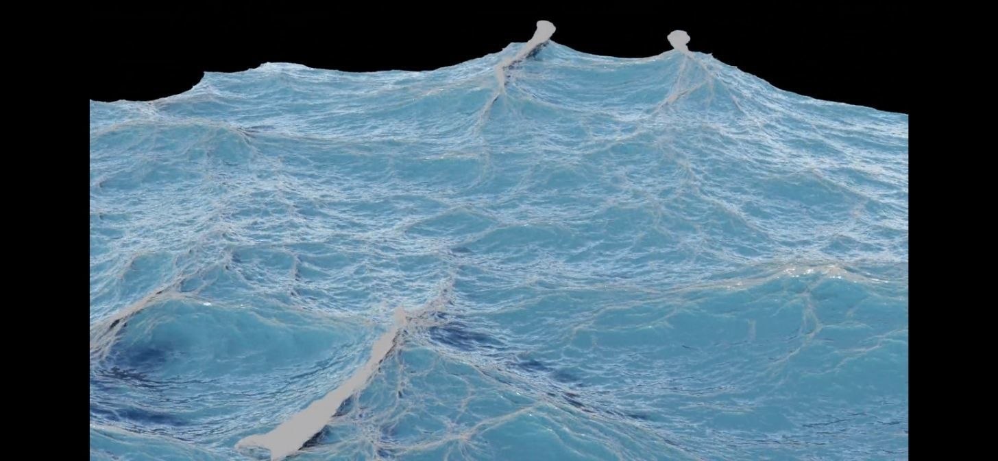 Create an Ocean Realistic in Blender 3D model_6