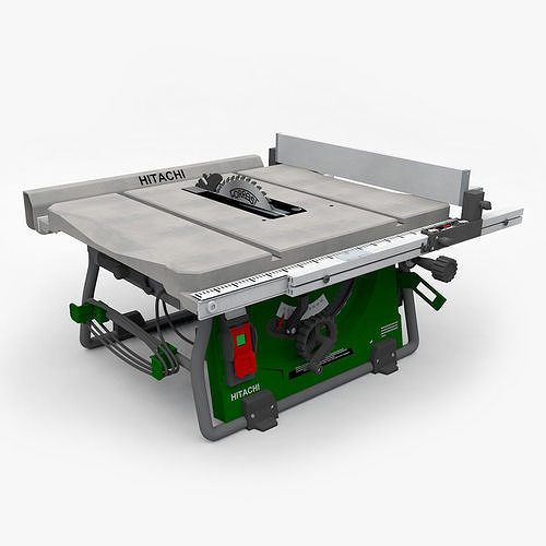 Table Saw Hitachi 3D model