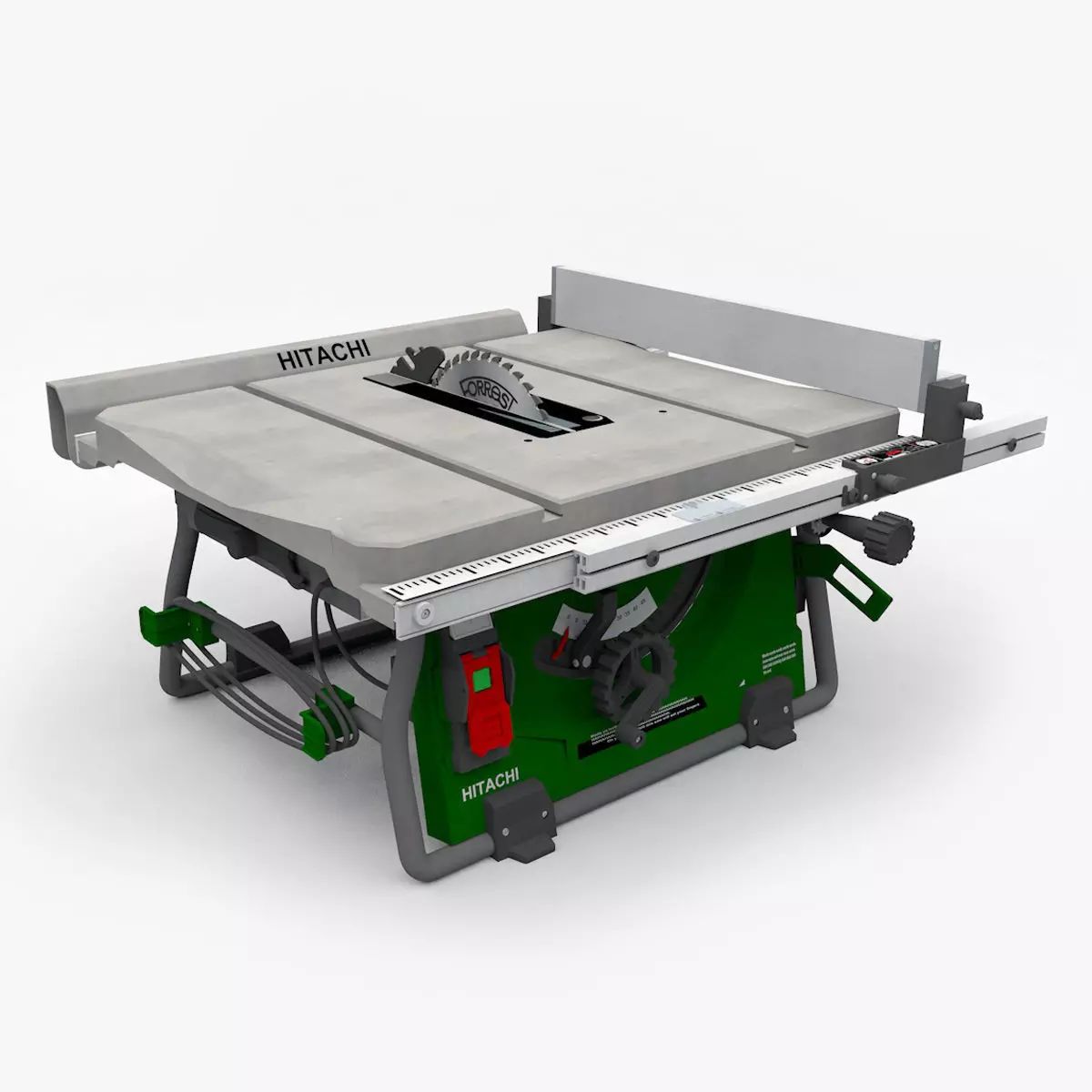 Table Saw Hitachi 3D model