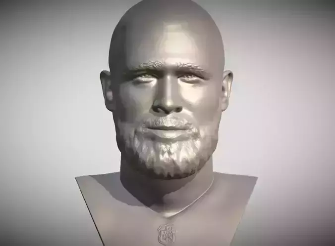 Travis Kelce bust for 3D printing