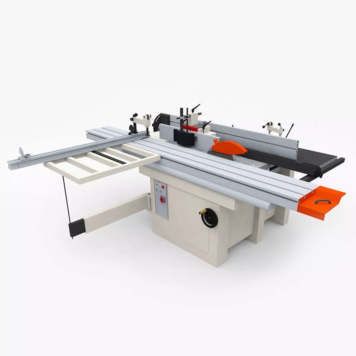 Sicar C400 Table Saw Combination Machine 3D model_0