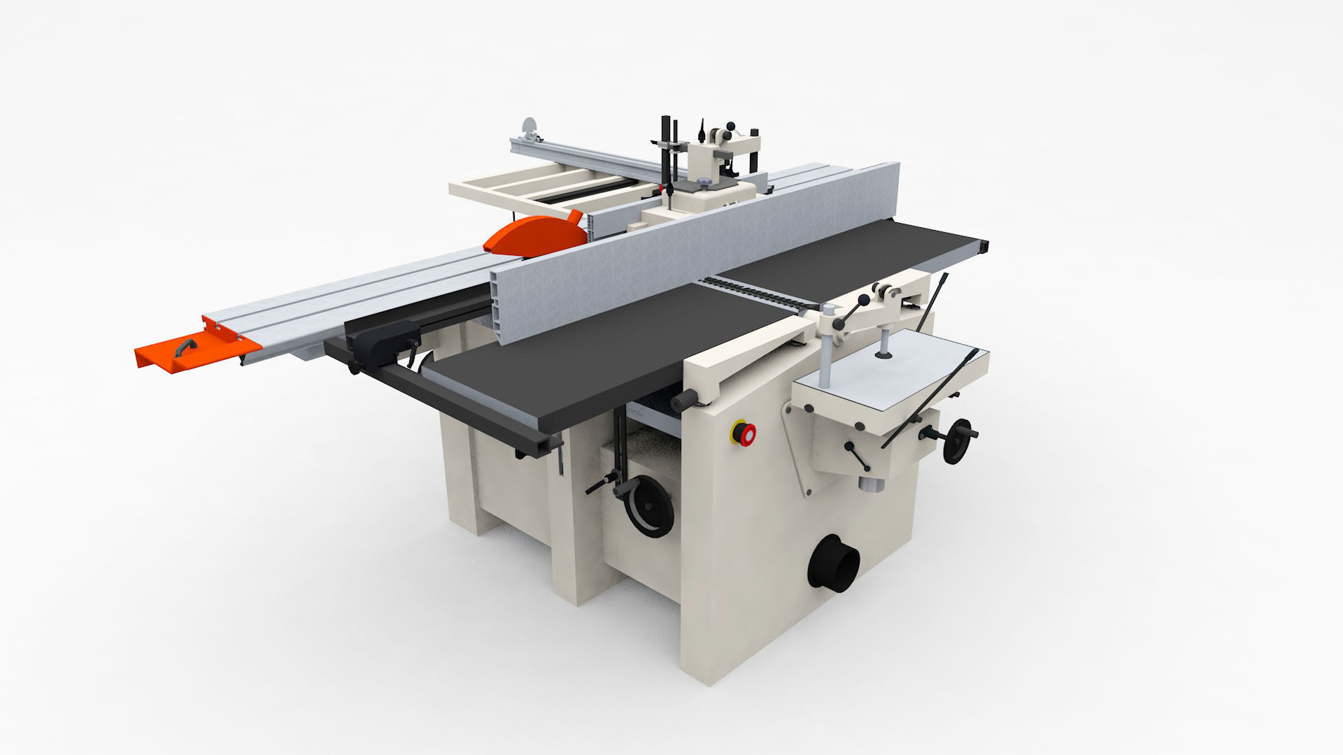 Sicar C400 Table Saw Combination Machine 3D model_4