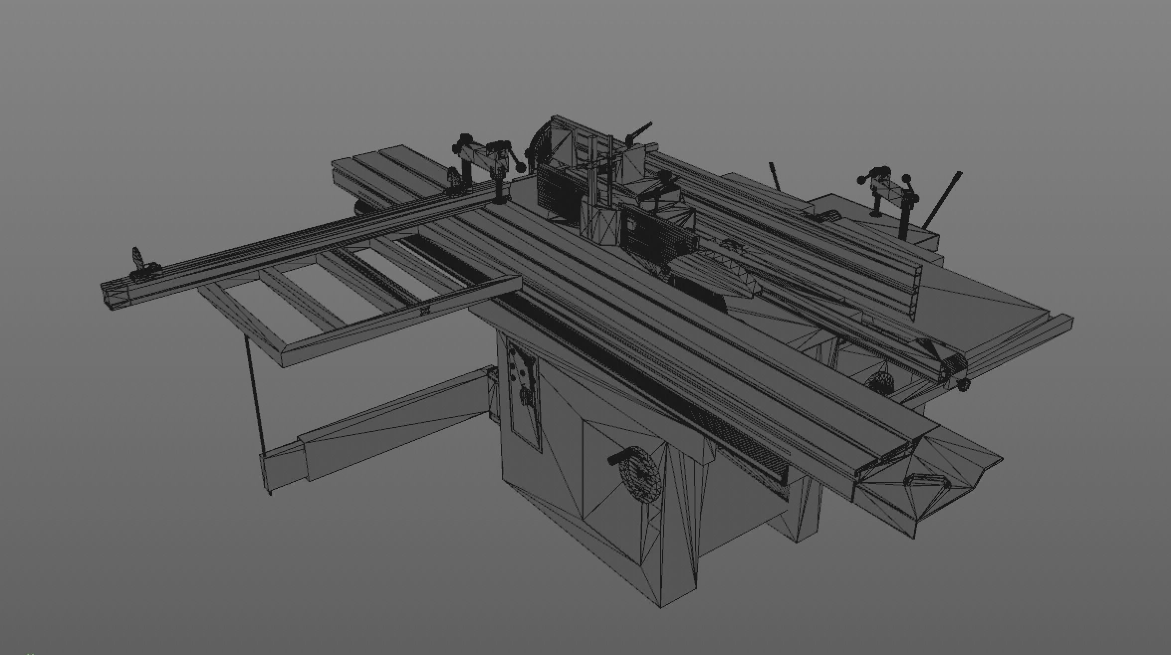 Sicar C400 Table Saw Combination Machine 3D model_6