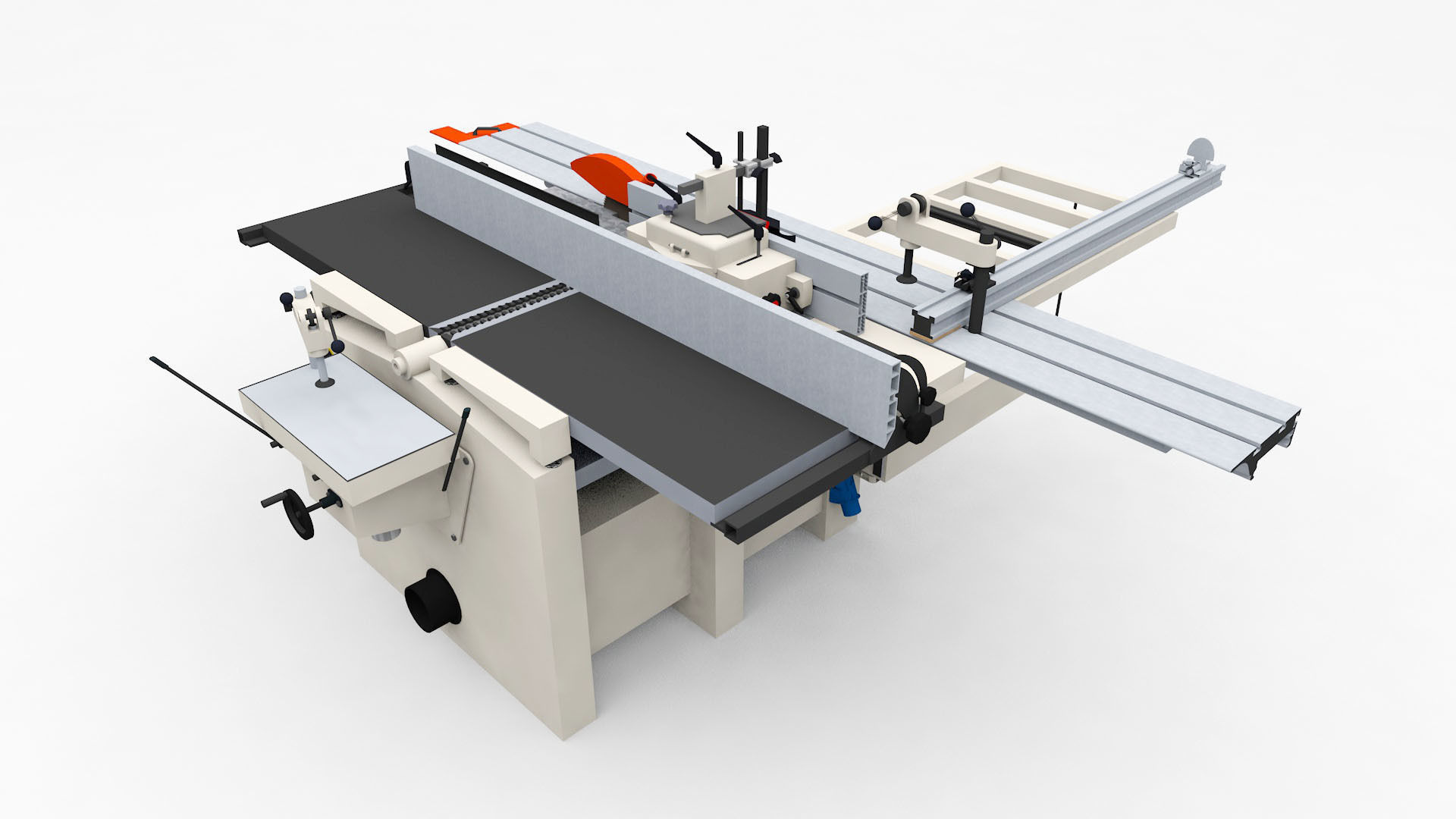 Sicar C400 Table Saw Combination Machine 3D model_5