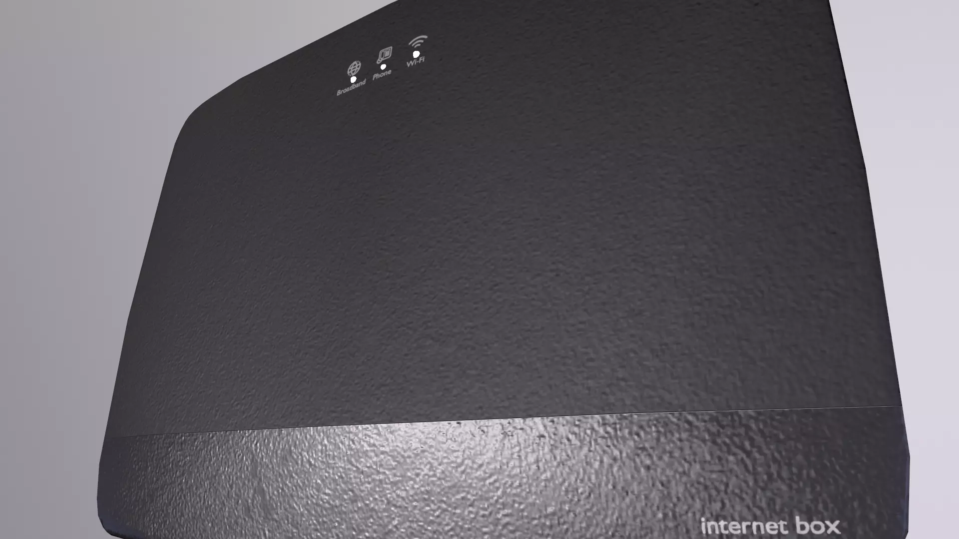 Internet Modem V2 Low-poly 3D model
