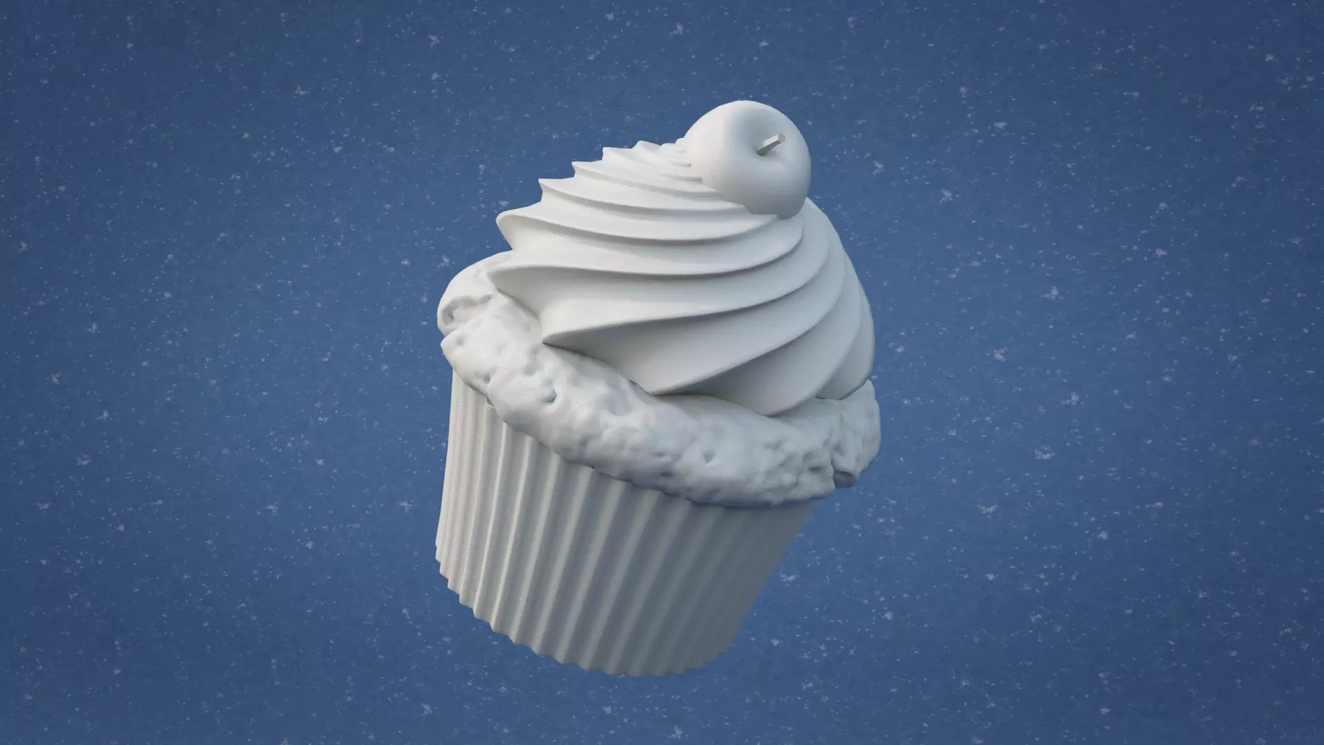Cherry Cupcake 3D print model_0