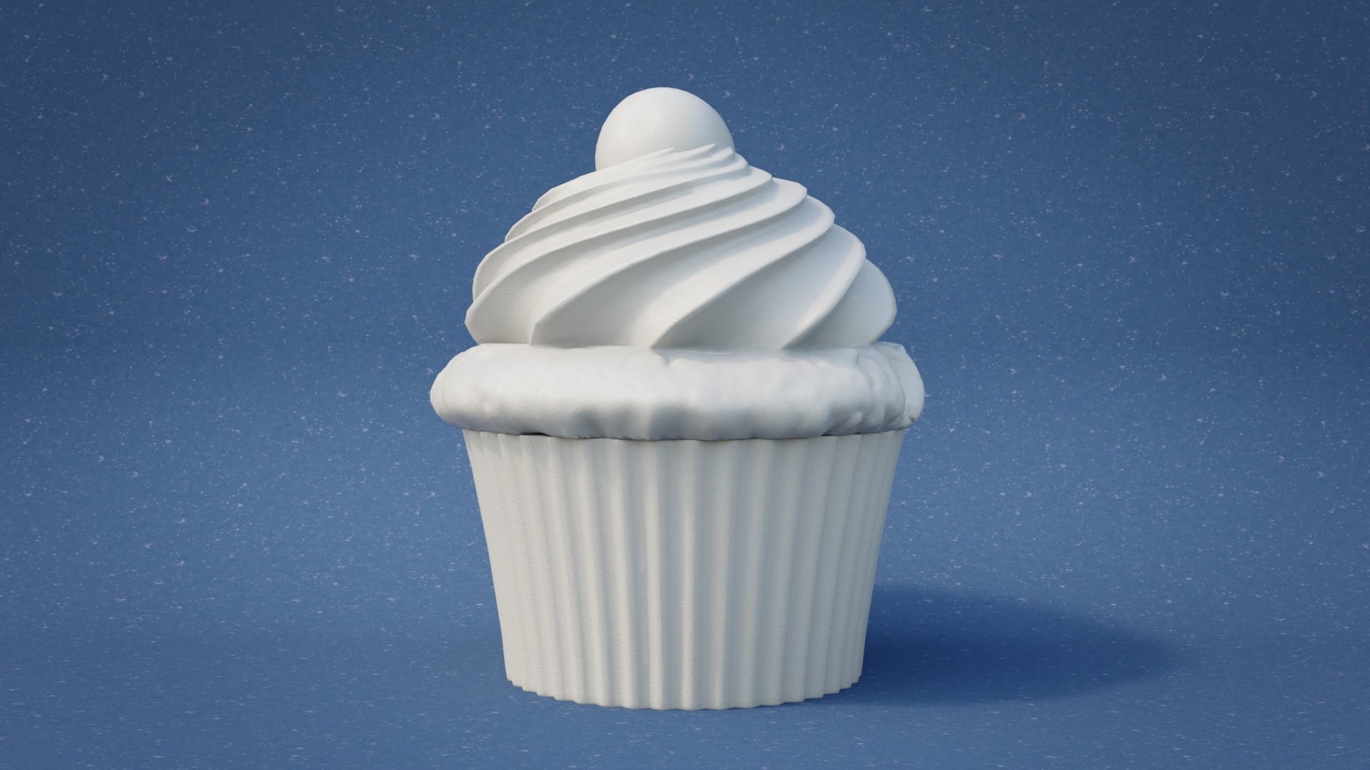 Cherry Cupcake 3D print model_1
