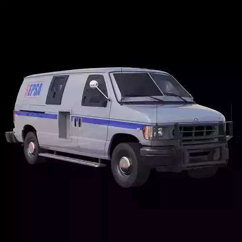 Armored Van Money Truck