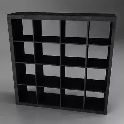 mueble bookcase Low-poly 3D model
