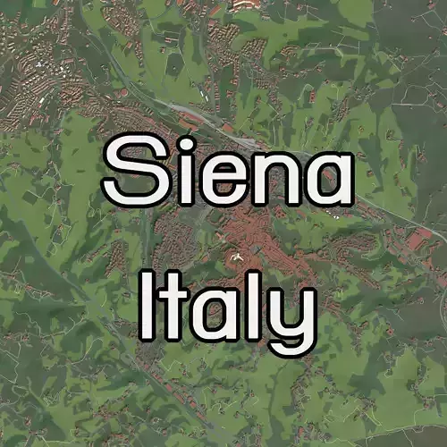 Siena Italy - city and urban 3D model