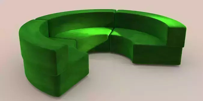 velor sofa 