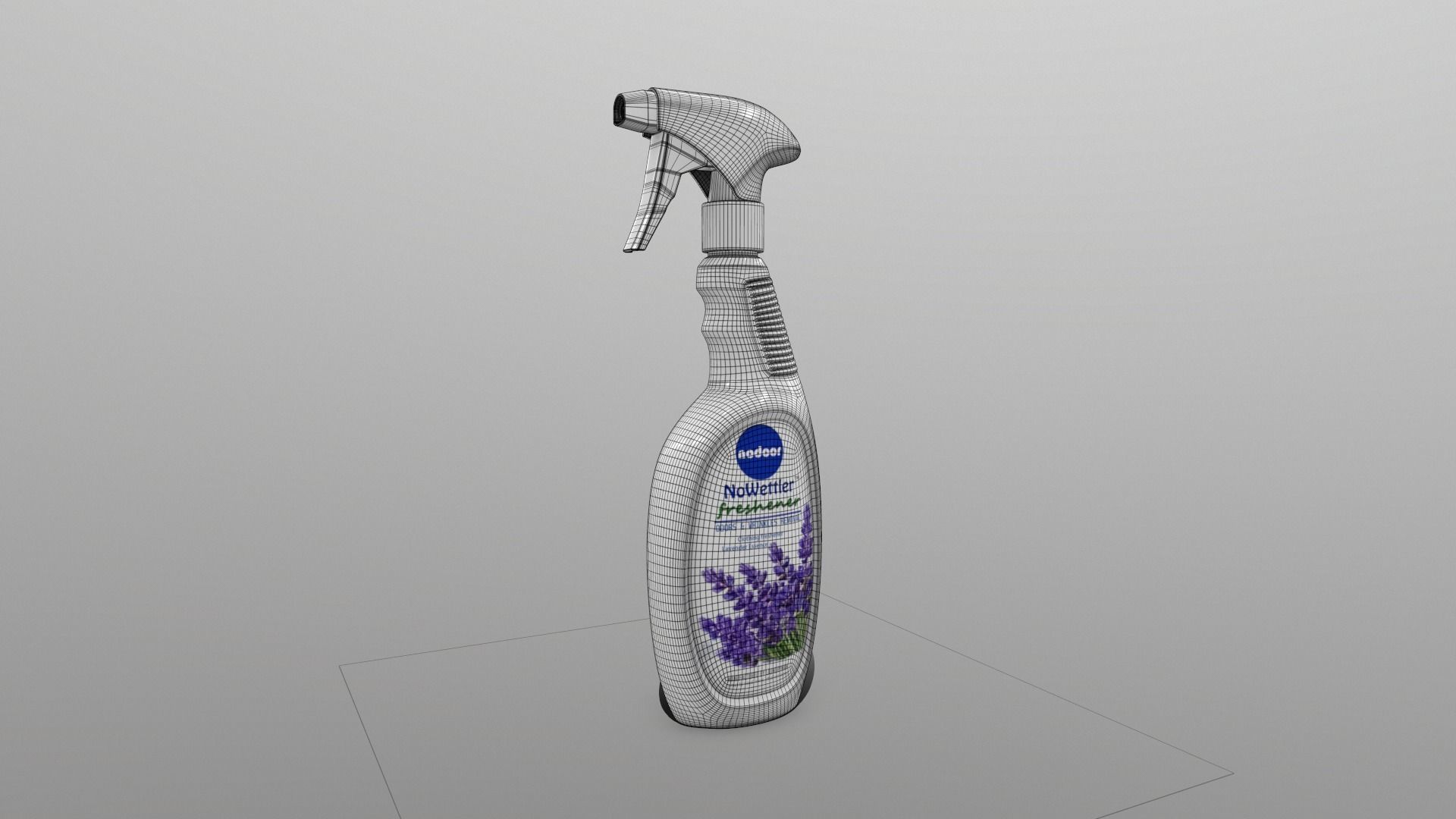 Freshener Bottle Low-poly 3D model_2
