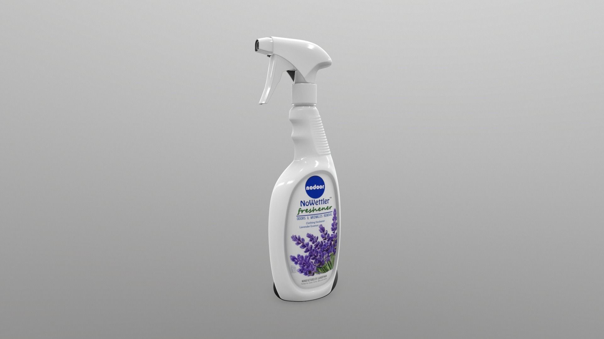 Freshener Bottle Low-poly 3D model_1