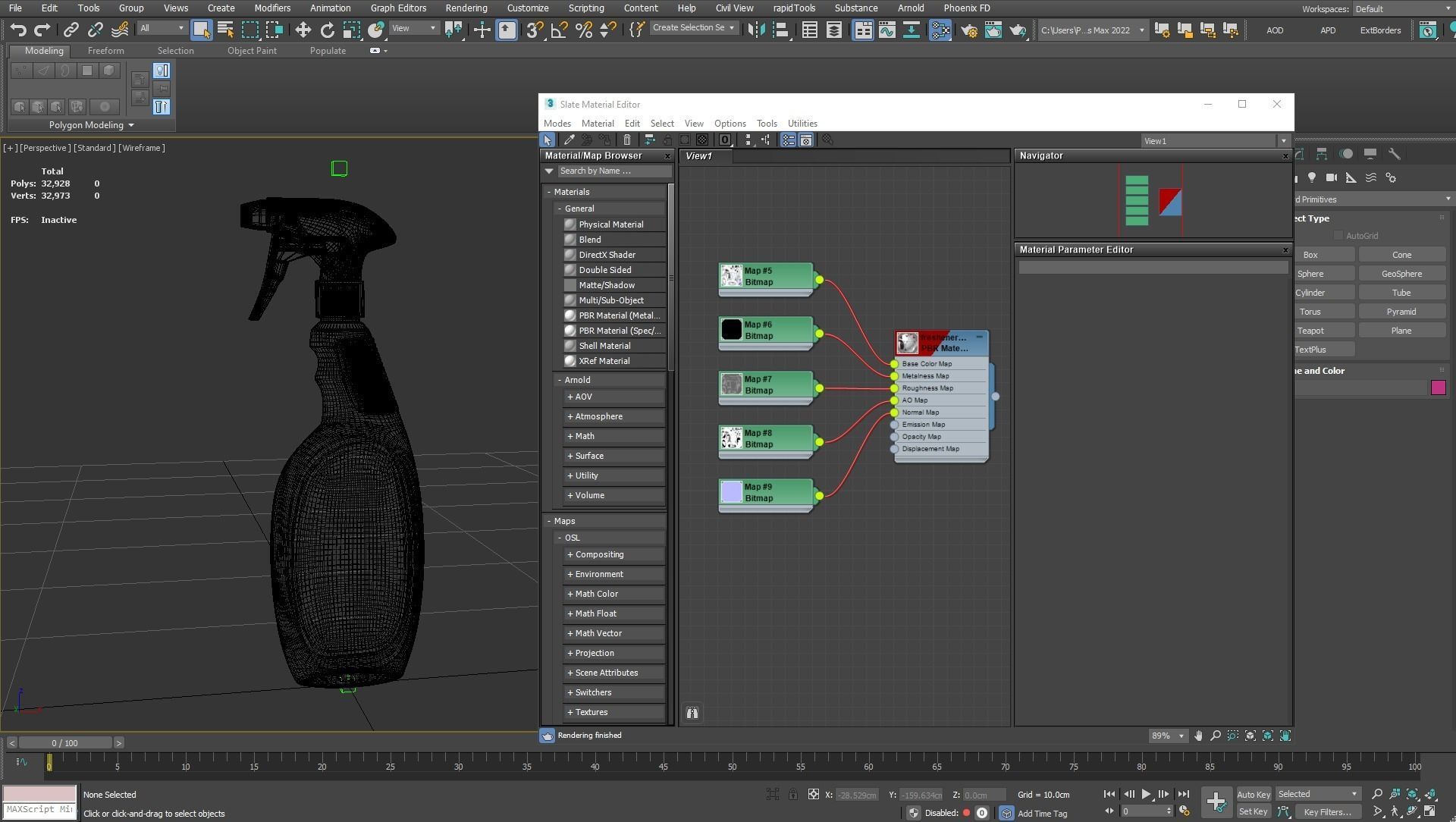 Freshener Bottle Low-poly 3D model_9