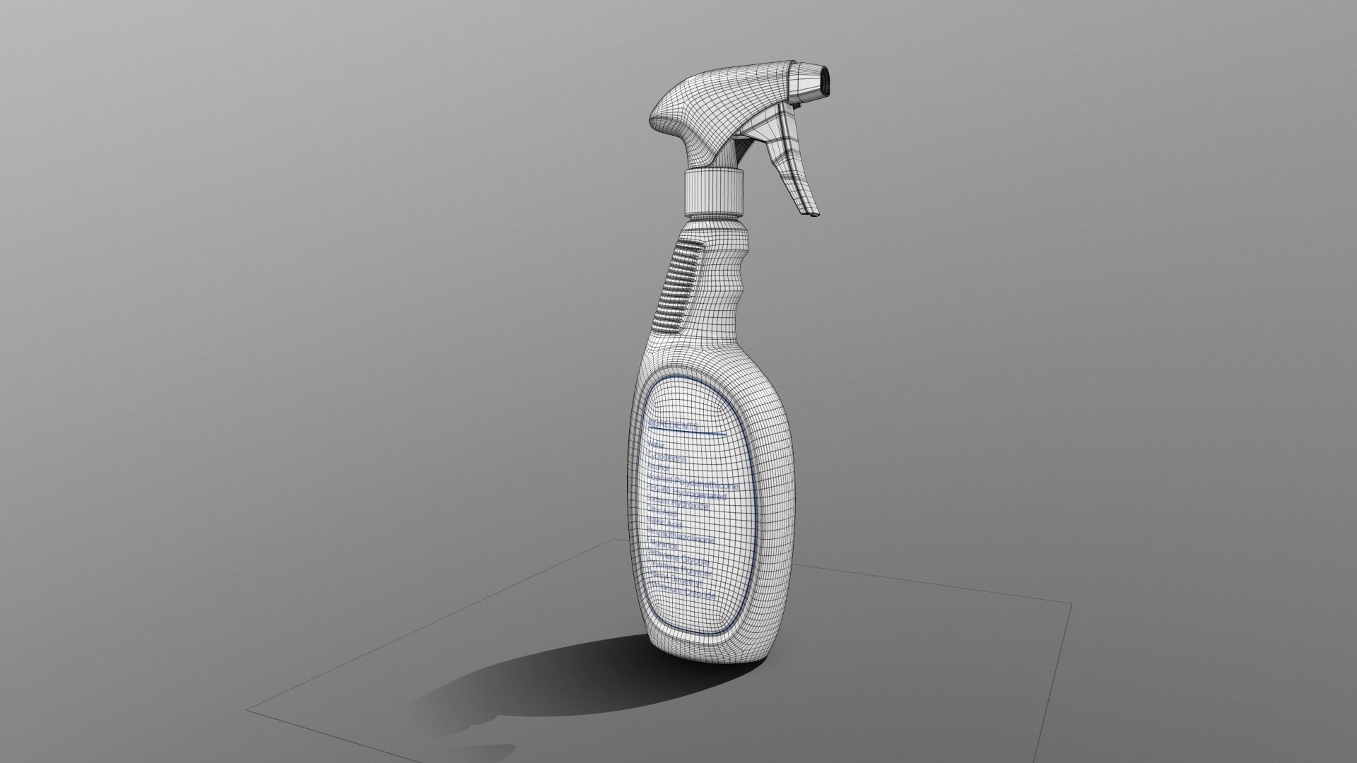 Freshener Bottle Low-poly 3D model_4