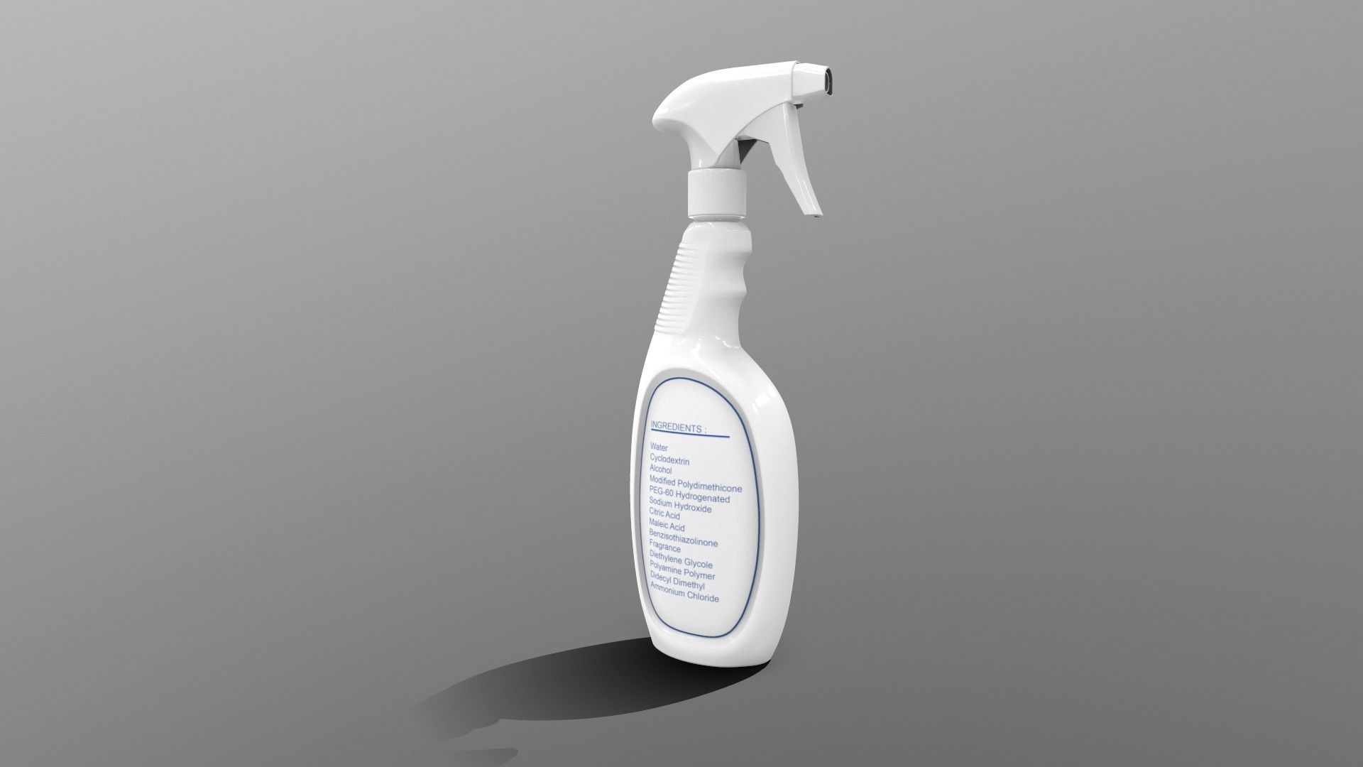 Freshener Bottle Low-poly 3D model_3