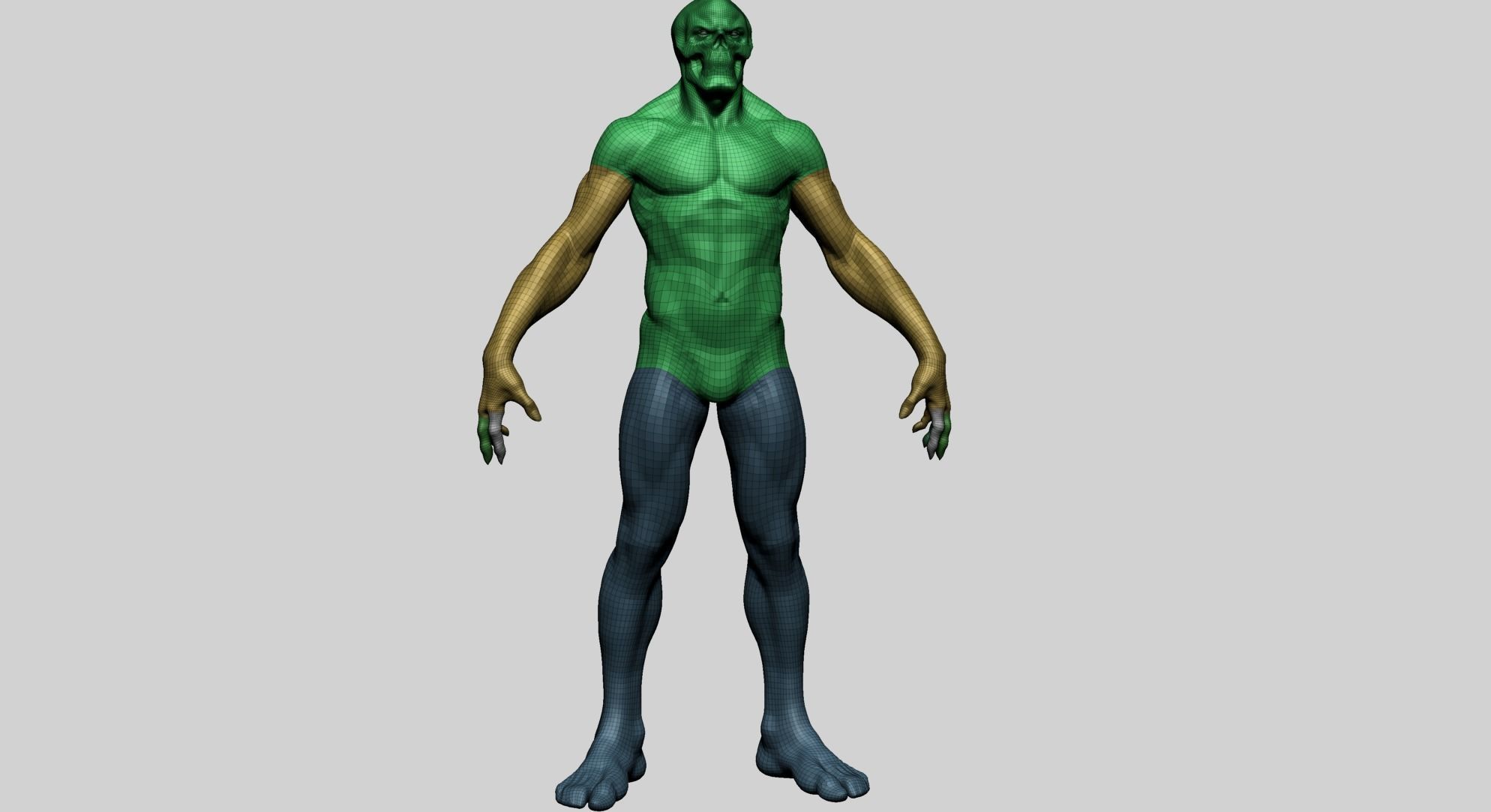 Fantasy Male Anatomy A 3D model_14