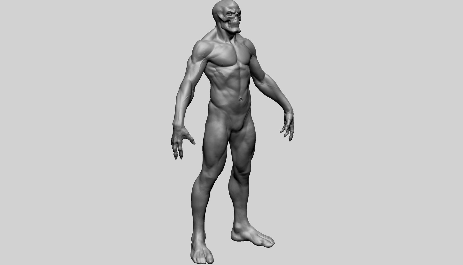 Fantasy Male Anatomy A 3D model_2