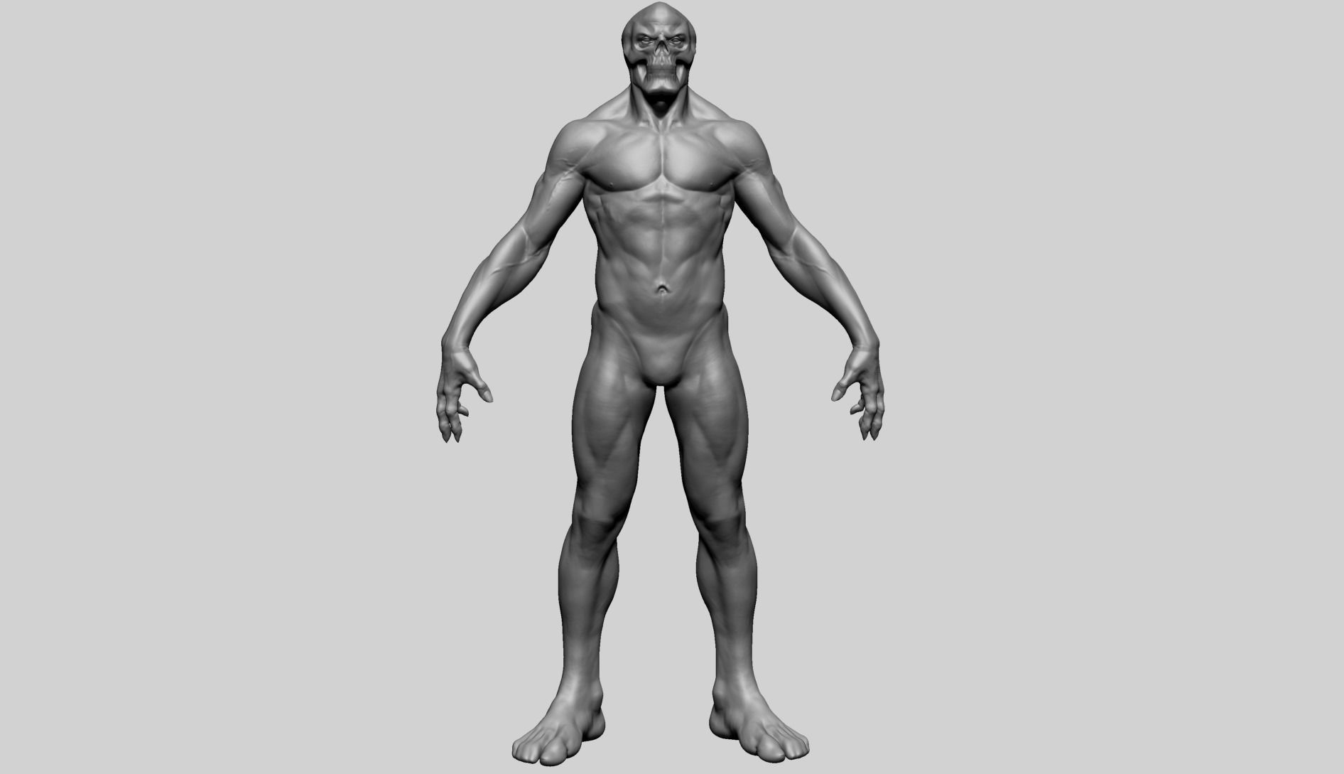 Fantasy Male Anatomy A 3D model_1
