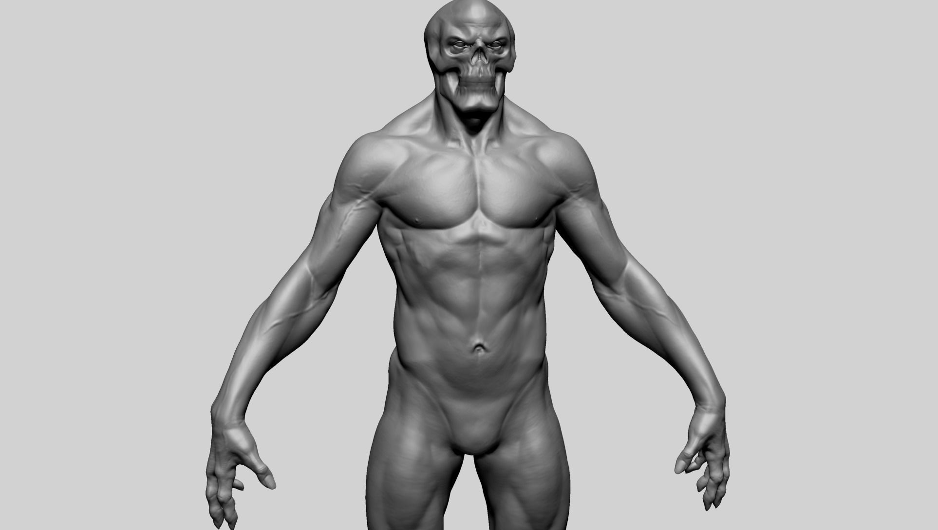 Fantasy Male Anatomy A 3D model_10