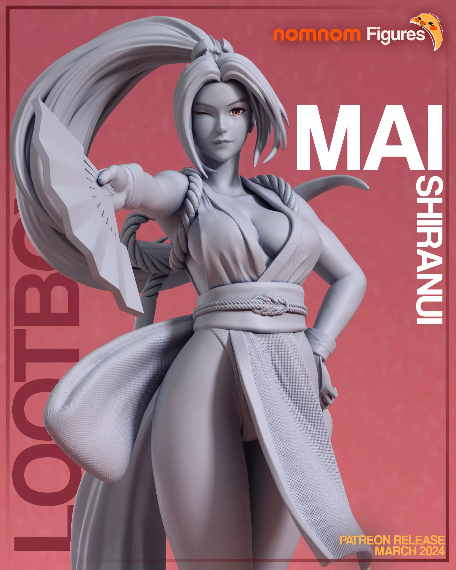 Mai Shiranui - King of Fighters 3D print model_0
